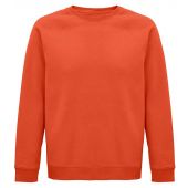 SOL'S Unisex Space Organic Raglan Sweatshirt - Burnt Orange Size 3XL