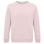 SOL'S Unisex Space Organic Raglan Sweatshirt - Pale Pink Size 3XL