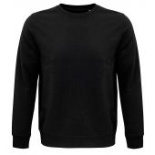 SOL'S Unisex Comet Organic Sweatshirt - Black Size 4XL