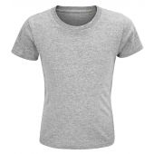 SOL'S Kids Crusader Organic T-Shirt - Grey Marl Size 12yrs