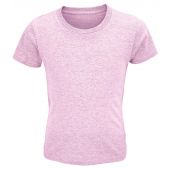 SOL'S Kids Crusader Organic T-Shirt - Heather Pink Size 12yrs