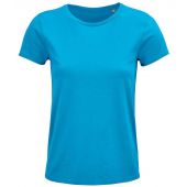 SOL'S Ladies Crusader Organic T-Shirt - Aqua Size XXL