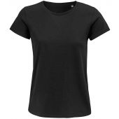 SOL'S Ladies Crusader Organic T-Shirt - Deep Black Size 3XL