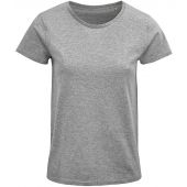 SOL'S Ladies Crusader Organic T-Shirt - Grey Marl Size 3XL