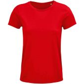 SOL'S Ladies Crusader Organic T-Shirt - Red Size 3XL