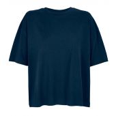 SOL'S Ladies Boxy Oversized Organic T-Shirt - French Navy Size XL