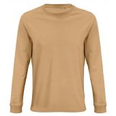 SOL'S Unisex Pioneer Long Sleeve T-Shirt - Dark Beige Size XS