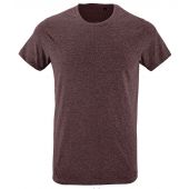 SOL'S Regent Fit T-Shirt - Heather Oxblood Size XS