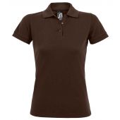 SOL'S Ladies Prime Poly/Cotton Piqué Polo Shirt - Chocolate Size 3XL