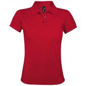 SOL'S Ladies Prime Poly/Cotton Piqué Polo Shirt - Red Size 3XL