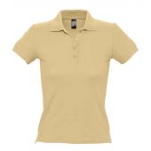 SOL'S Ladies People Cotton Piqué Polo Shirt - Sand Size XXL