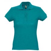 SOL'S Ladies Passion Cotton Piqué Polo Shirt - Duck Blue Size S