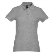 SOL'S Ladies Passion Cotton Piqué Polo Shirt - Grey Marl Size XXL