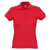 SOL'S Ladies Passion Cotton Piqué Polo Shirt - Red Size XXL