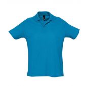 SOL'S Summer II Cotton Piqué Polo Shirt - Aqua Size XXL