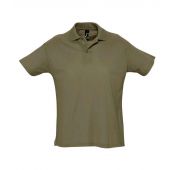 SOL'S Summer II Cotton Piqué Polo Shirt - Army Size XXL