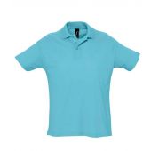 SOL'S Summer II Cotton Piqué Polo Shirt - Atoll Blue Size XXL