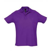 SOL'S Summer II Cotton Piqué Polo Shirt - Dark Purple Size XXL