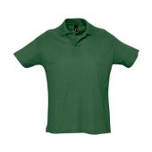 SOL'S Summer II Cotton Piqué Polo Shirt - Golf Green Size XS