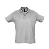 SOL'S Summer II Cotton Piqué Polo Shirt - Grey Marl Size XXL