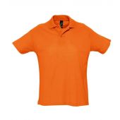 SOL'S Summer II Cotton Piqué Polo Shirt - Orange Size XXL