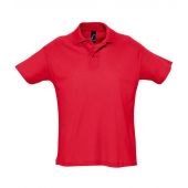 SOL'S Summer II Cotton Piqué Polo Shirt - Red Size XXL