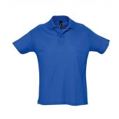 SOL'S Summer II Cotton Piqué Polo Shirt - Royal Blue Size XXL