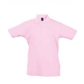 SOL'S Kids Summer II Cotton Piqué Polo Shirt - Pink Size 12yrs