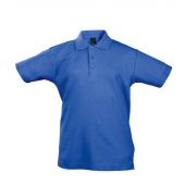 SOL'S Kids Summer II Cotton Piqué Polo Shirt - Royal Blue Size 12yrs
