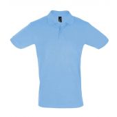 SOL'S Perfect Cotton Piqué Polo Shirt - Sky Blue Size 3XL