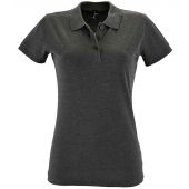 SOL'S Ladies Perfect Cotton Piqué Polo Shirt - Charcoal Marl Size XXL