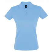 SOL'S Ladies Perfect Cotton Piqué Polo Shirt - Sky Blue Size XXL