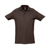 SOL'S Spring II Heavy Cotton Piqué Polo Shirt - Chocolate Size XXL