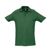 SOL'S Spring II Heavy Cotton Piqué Polo Shirt - Golf Green Size S