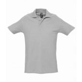 SOL'S Spring II Heavy Cotton Piqué Polo Shirt - Grey Marl Size 5XL
