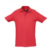 SOL'S Spring II Heavy Cotton Piqué Polo Shirt - Red Size 5XL