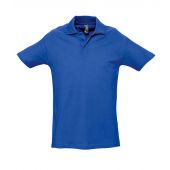 SOL'S Spring II Heavy Cotton Piqué Polo Shirt - Royal Blue Size M