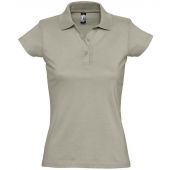SOL'S Ladies Prescott Cotton Jersey Polo Shirt - Khaki Size XXL