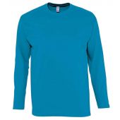 SOL'S Monarch Long Sleeve T-Shirt - Aqua Size 5XL