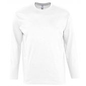SOL'S Monarch Long Sleeve T-Shirt - White Size 5XL