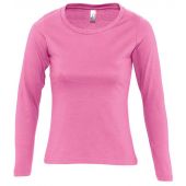 SOL'S Ladies Majestic Long Sleeve T-Shirt - Orchid Pink Size XXL