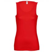 SOL'S Ladies Jane Tank Top - Red Size XL