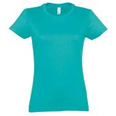 SOL'S Ladies Imperial Heavy T-Shirt - Caribbean Blue Size S