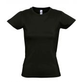 SOL'S Ladies Imperial Heavy T-Shirt - Deep Black Size XXL