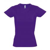 SOL'S Ladies Imperial Heavy T-Shirt - Dark Purple Size XXL