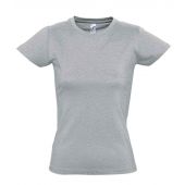 SOL'S Ladies Imperial Heavy T-Shirt - Grey Marl Size 3XL