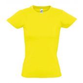 SOL'S Ladies Imperial Heavy T-Shirt - Lemon Size S