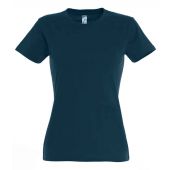 SOL'S Ladies Imperial Heavy T-Shirt - Petroleum Blue Size S