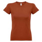SOL'S Ladies Imperial Heavy T-Shirt - Terracotta Size S