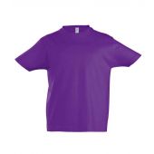 SOL'S Kids Imperial Heavy T-Shirt - Dark Purple Size 12yrs